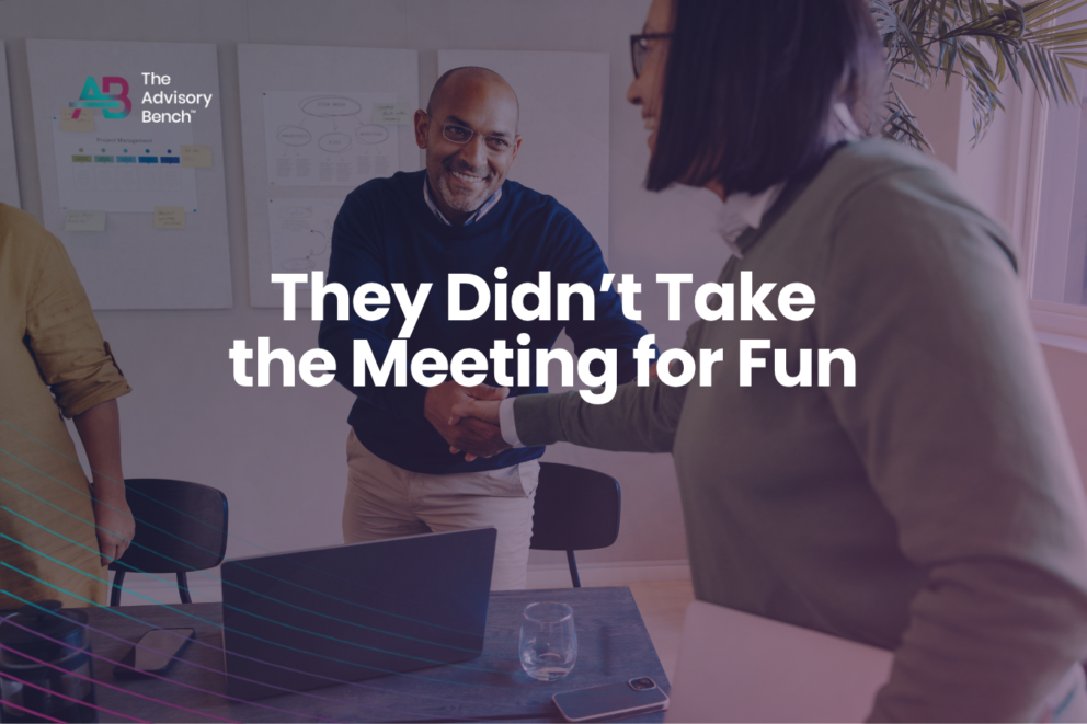 The-Advisory-Bench-CEO-Insights-Meeting-Isnt-For-Fun